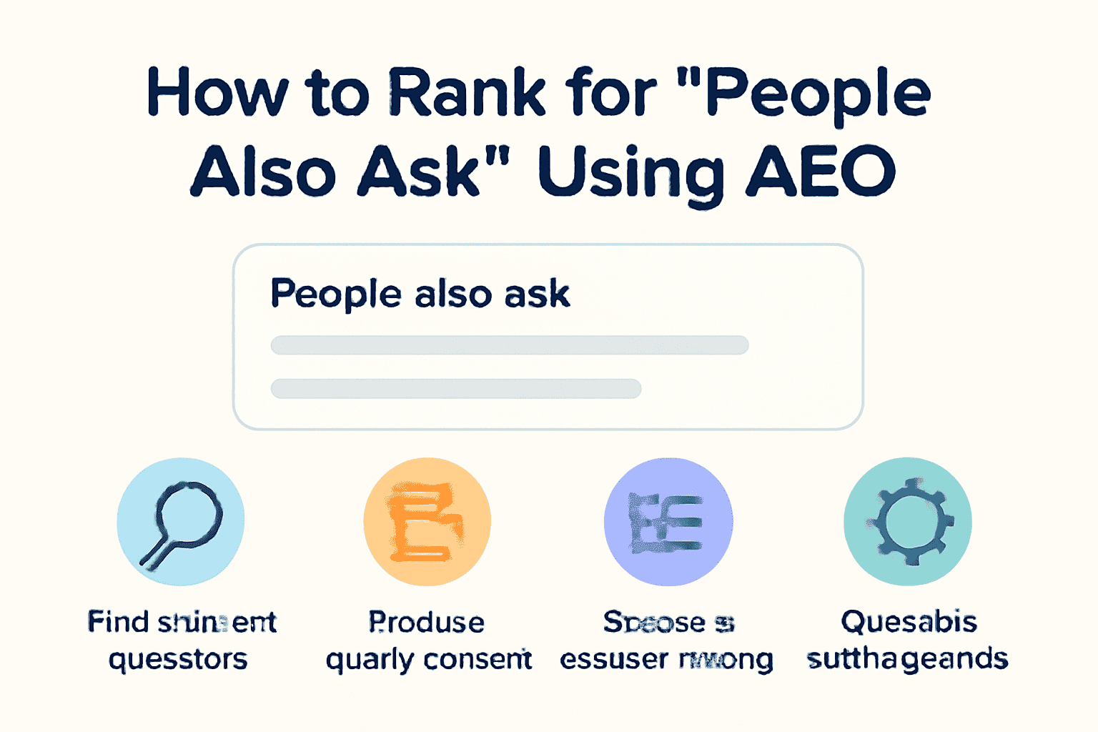 How to Rank for “People Also Ask” Using AEO